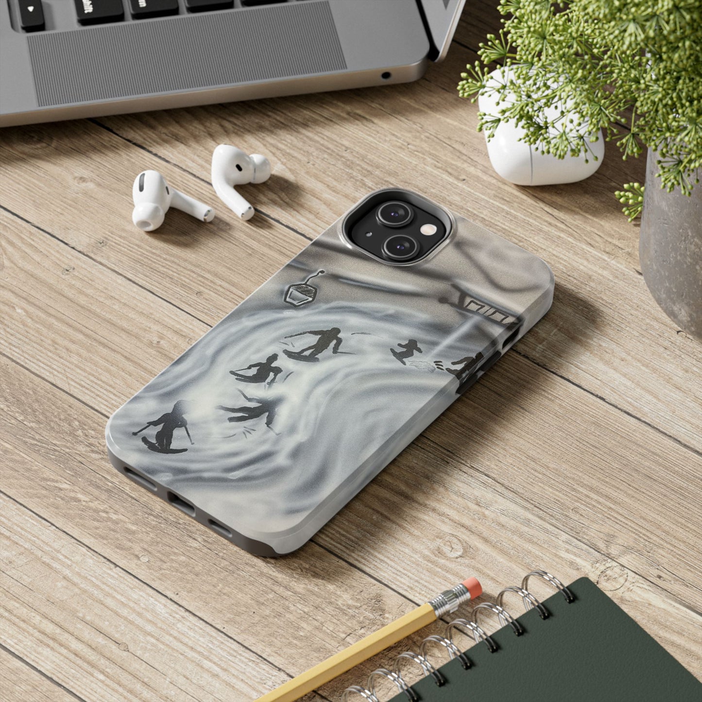 "arctic avalanche" airbrush iPhone case