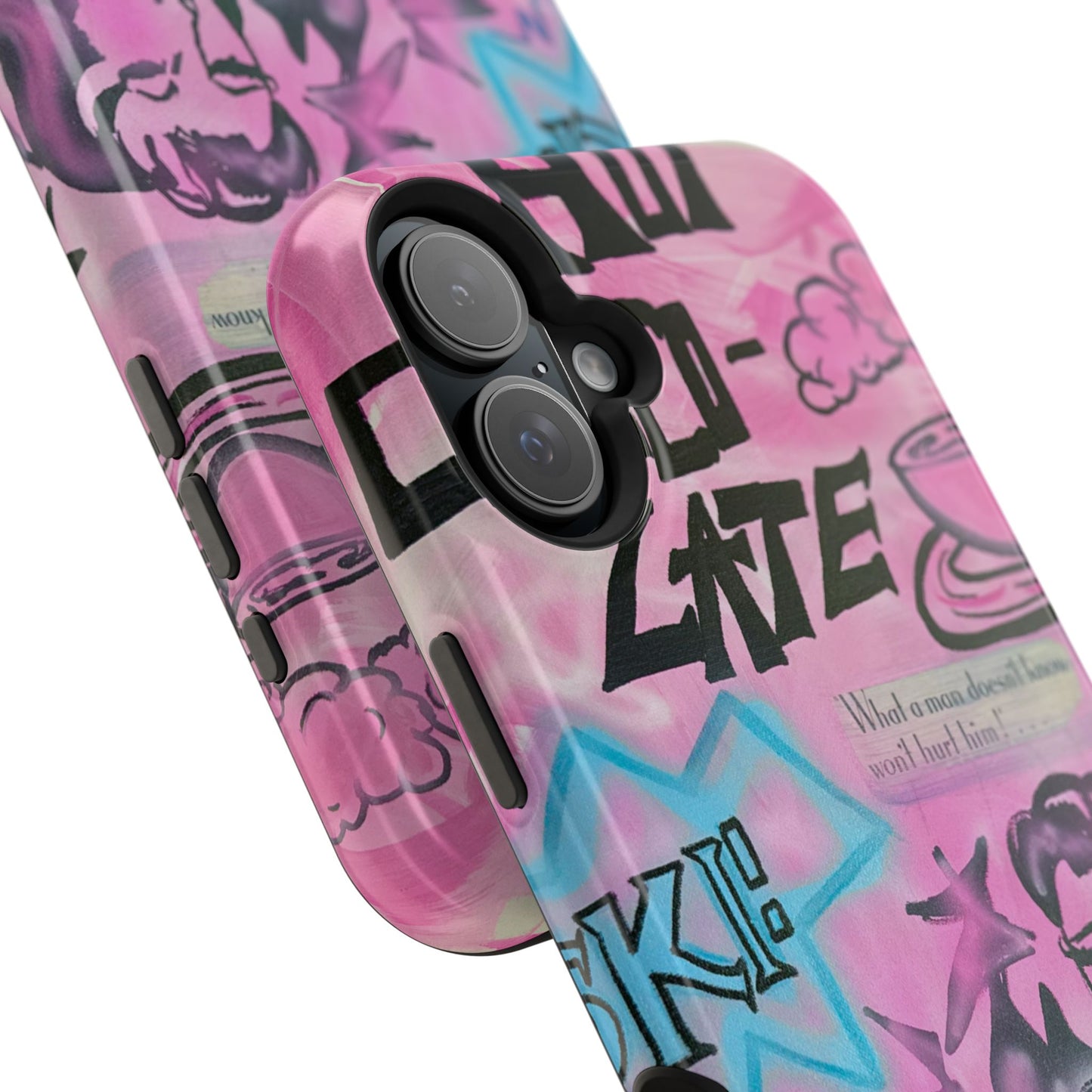 MagSafe "avant le ski" airbrush iPhone case