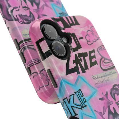 MagSafe "avant le ski" airbrush iPhone case