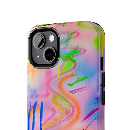 "neon haze" airbrush iPhone case