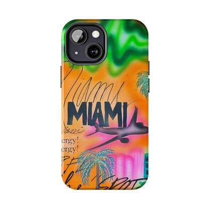 "miami, fl" airbrush iPhone case