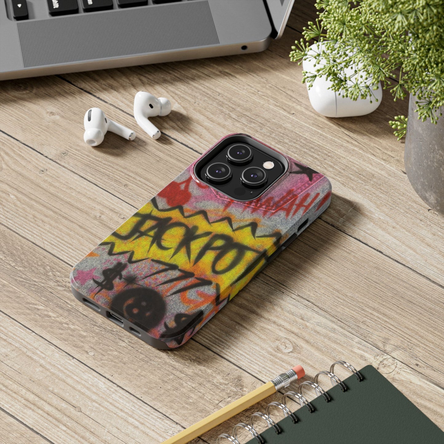 "jackpot!" airbrush iPhone case