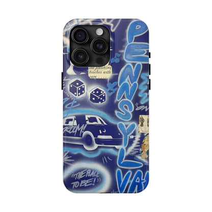 "state college, pa" airbrush iPhone case