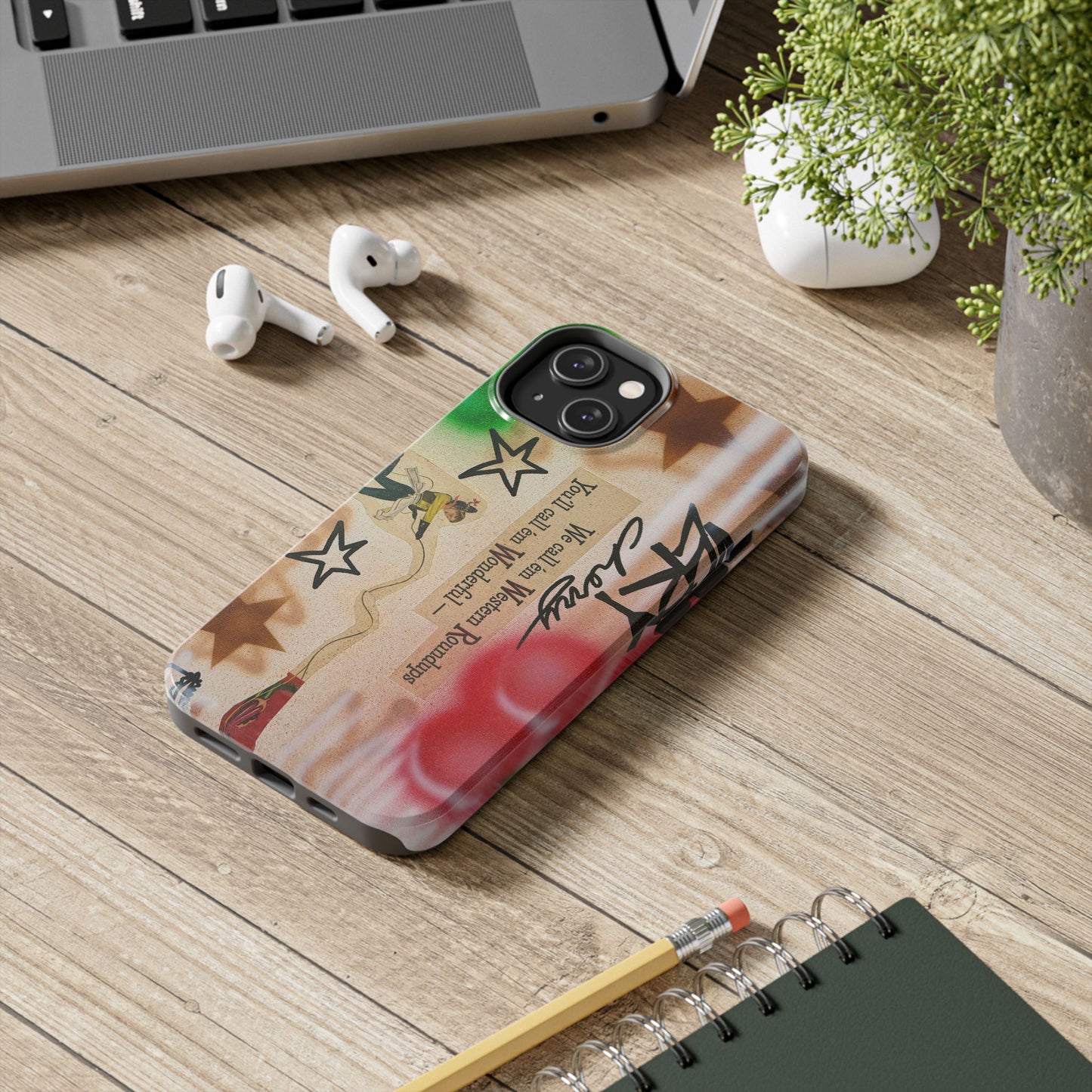 "very cherry" airbrush iPhone case