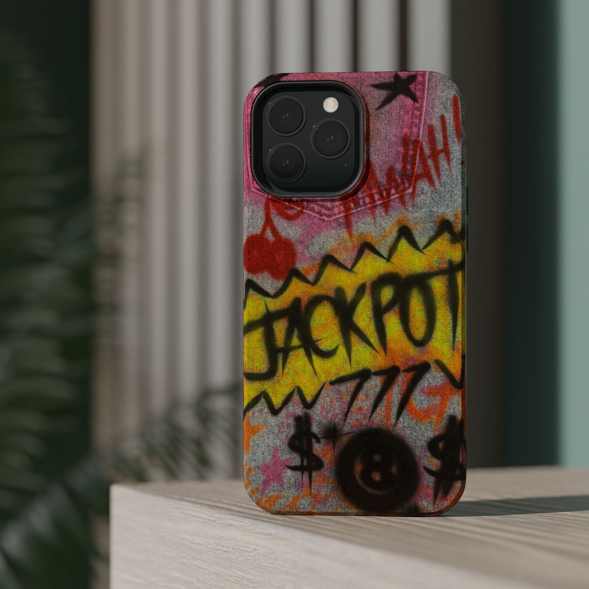 MagSafe "JACKPOT!" airbrush iPhone case
