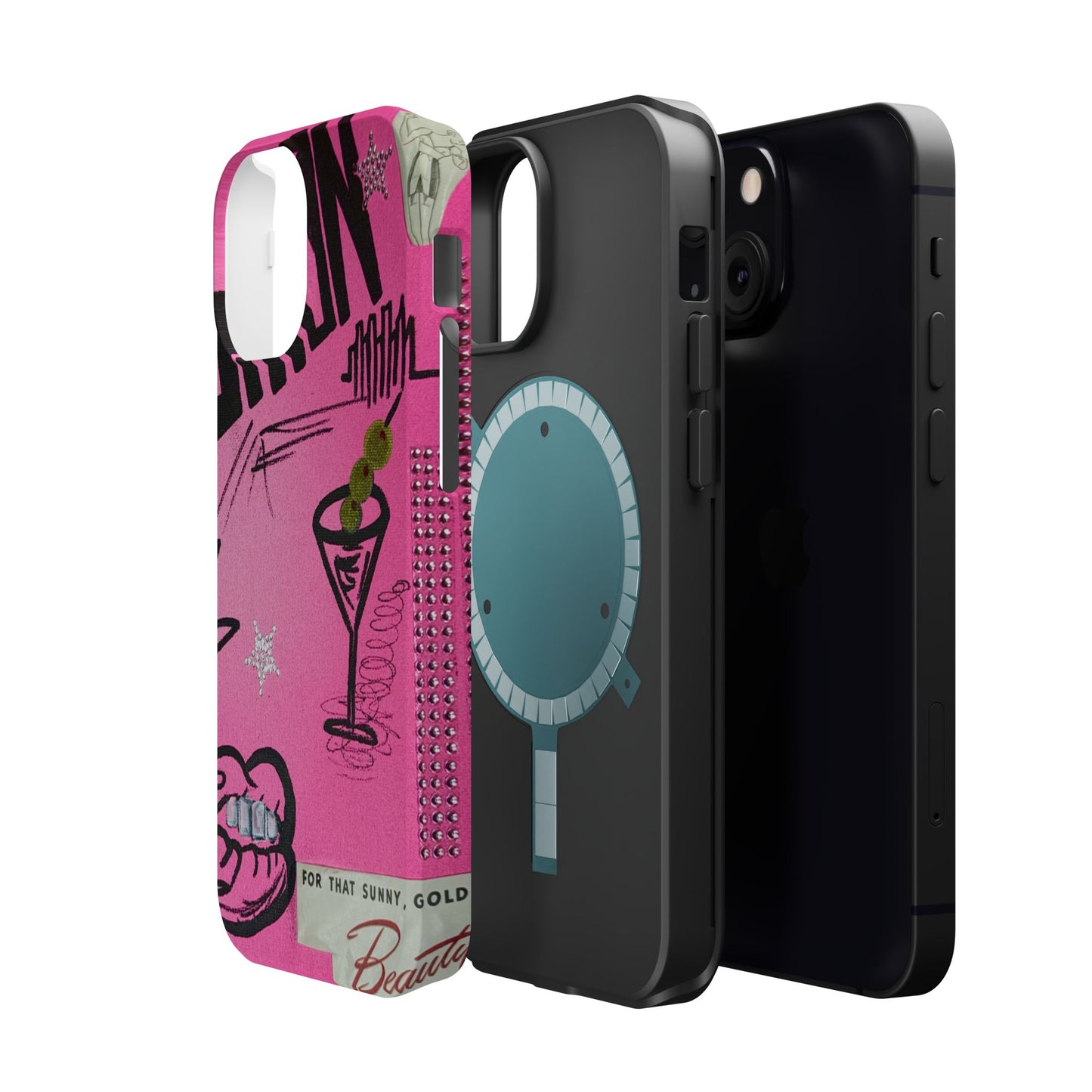 MagSafe "high fashion" airbrush iPhone case