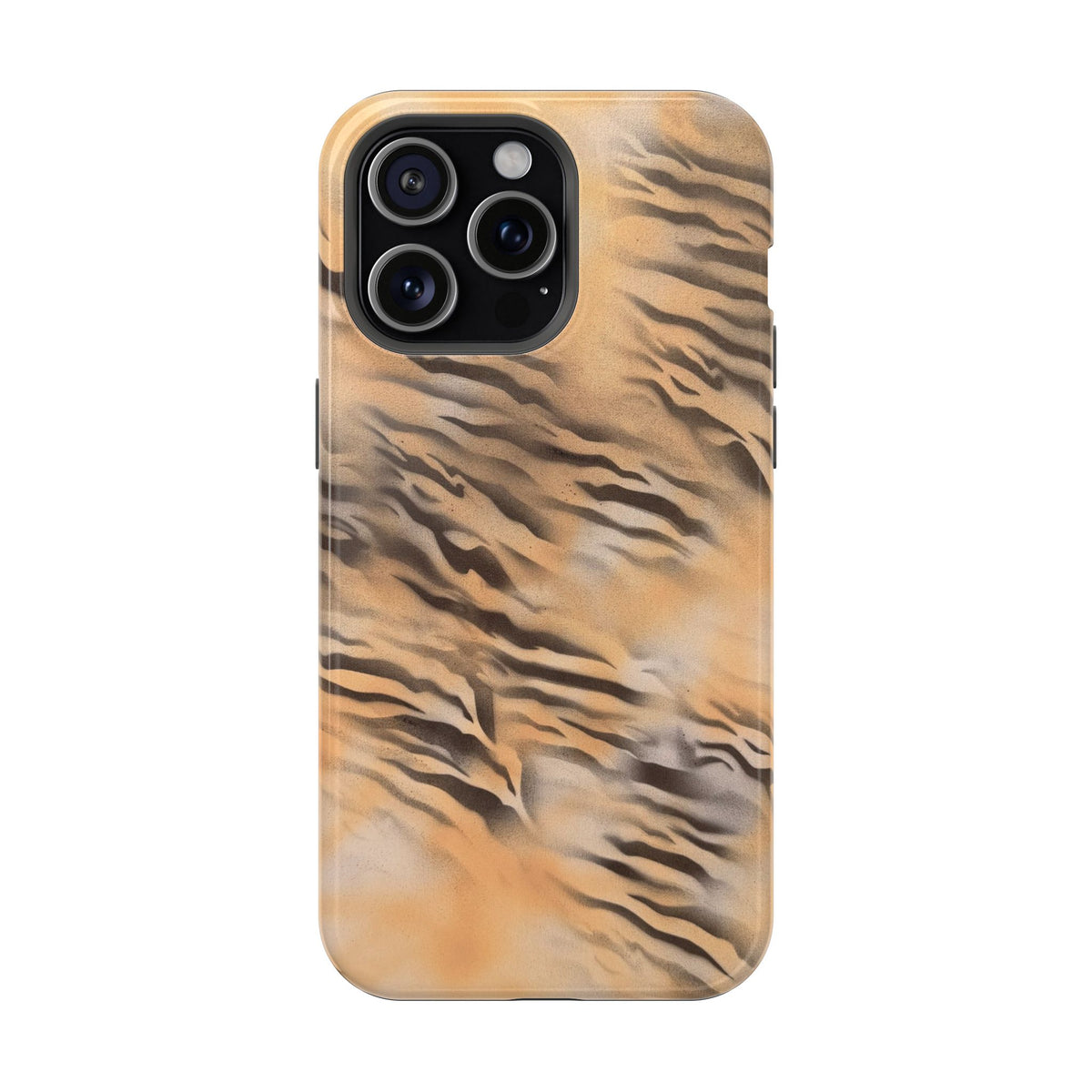 MagSafe "neutral tiger" airbrush iPhone case