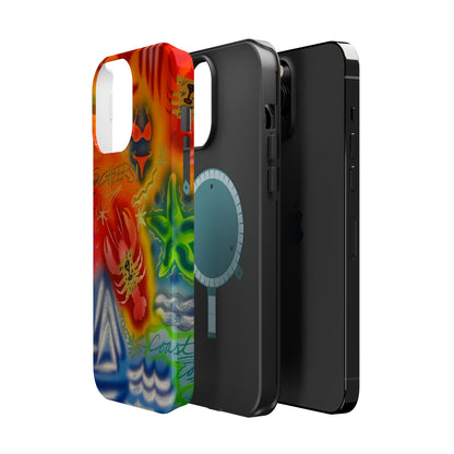 MagSafe "tipsy lobster" airbrush iPhone case