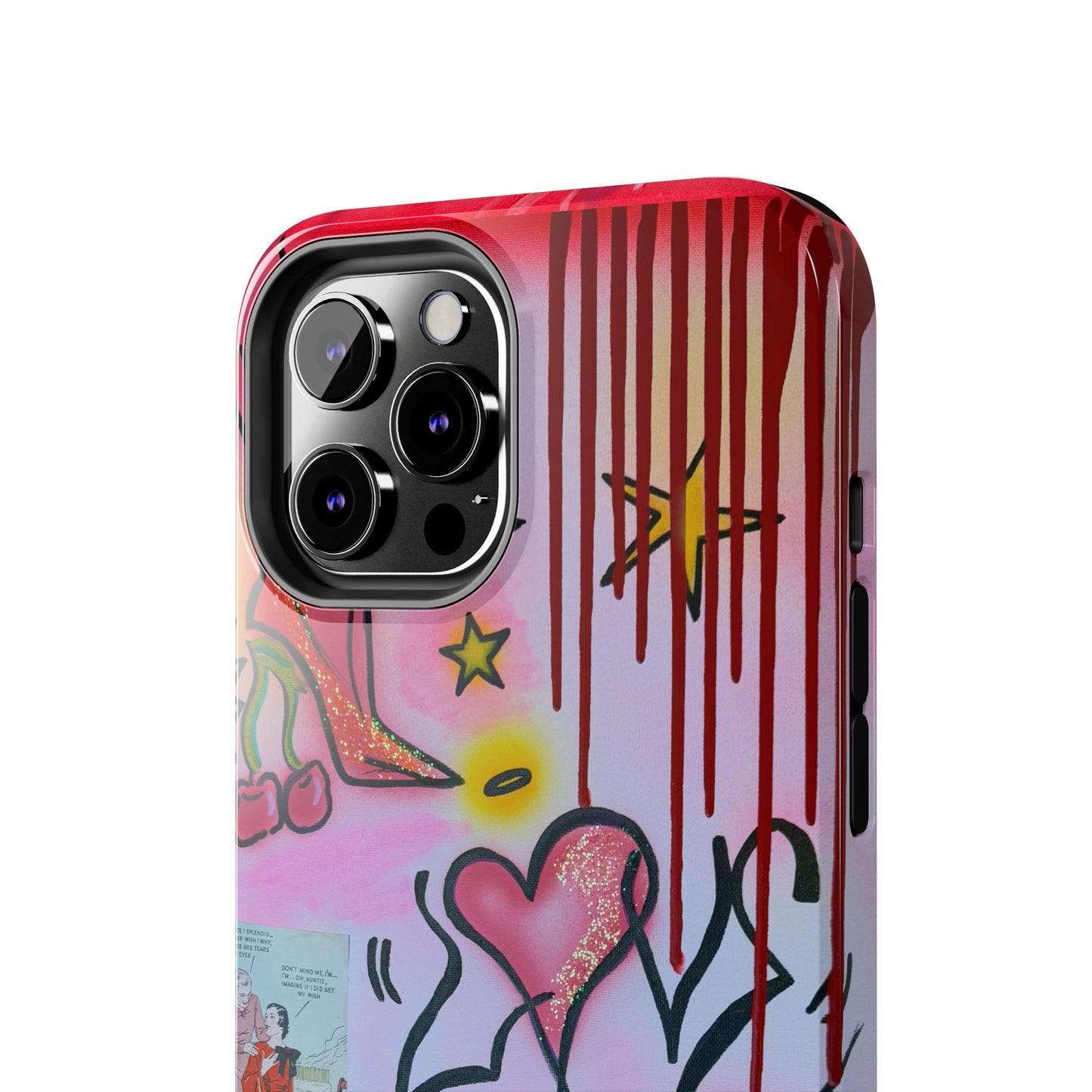 "cherry luvr" airbrush iPhone case