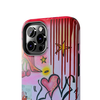 "cherry luvr" airbrush iPhone case