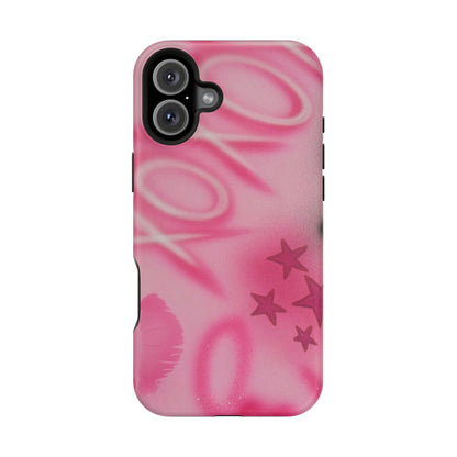 MagSafe "perfectly pink" airbrush iPhone case