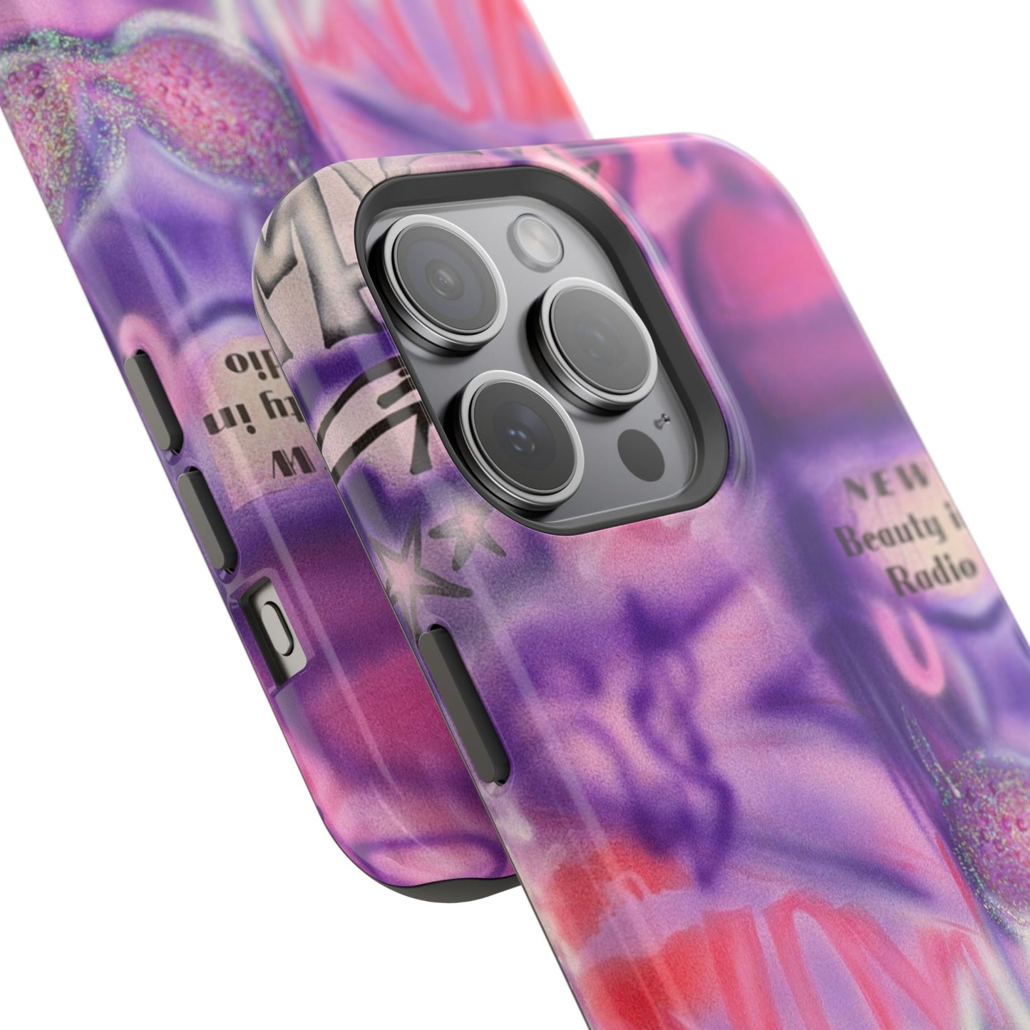 MagSafe "mic check" airbrush iPhone case