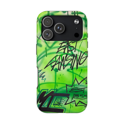 "east lansing, mi" airbrush iPhone case