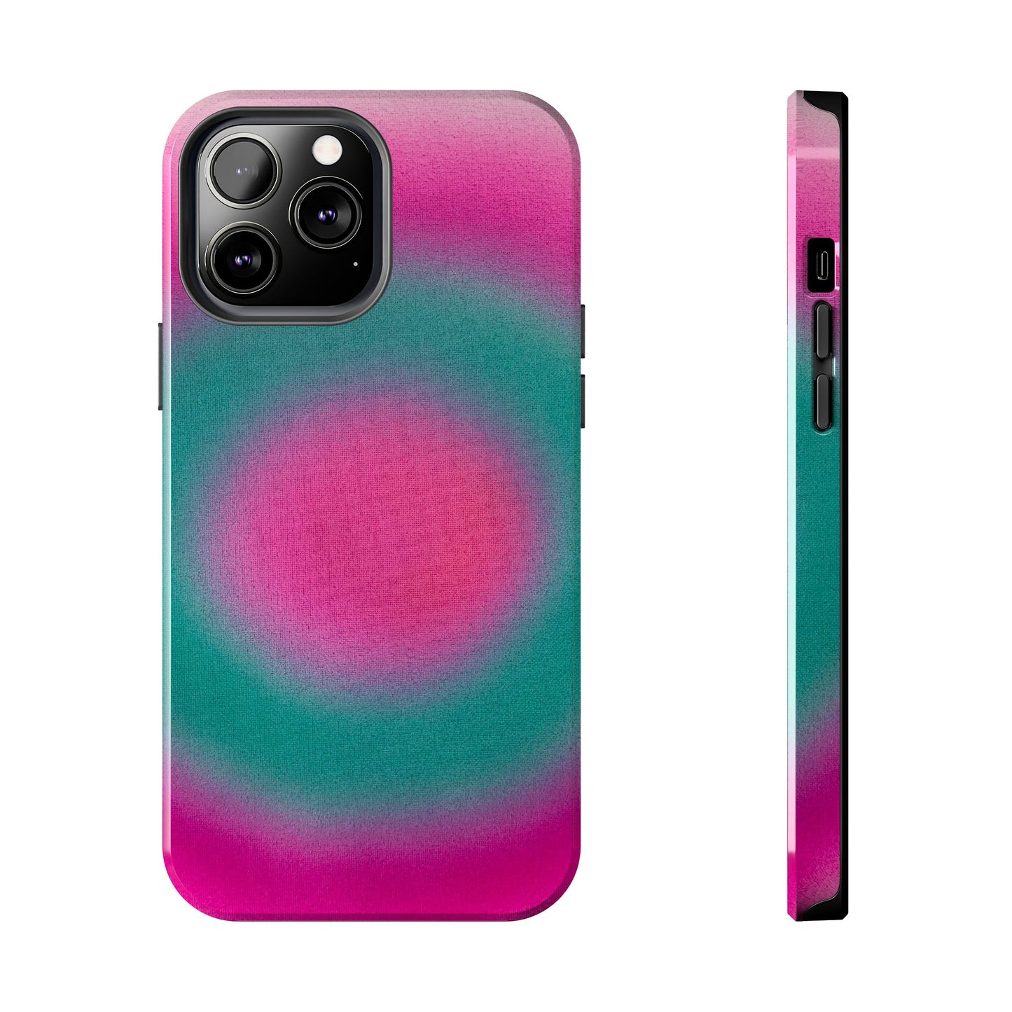 "watermelon swirl" aura airbrush iPhone case