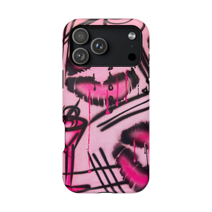 MagSafe "glossy pout" airbrush iPhone case
