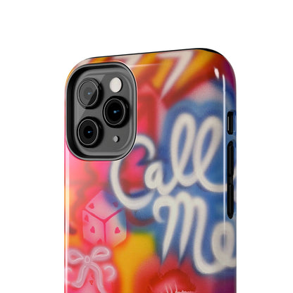 "CALL ME!" airbrush iPhone case