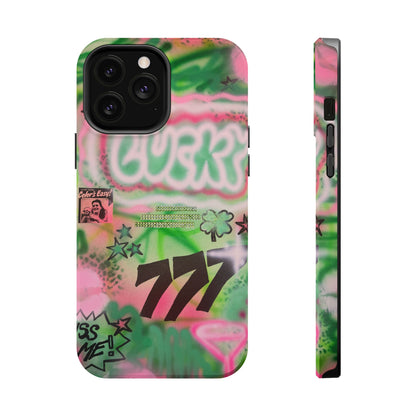 MagSafe "so lucky" airbrush iPhone case