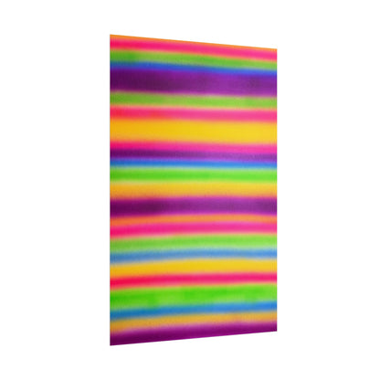"colorful stripes" airbrush rolled print