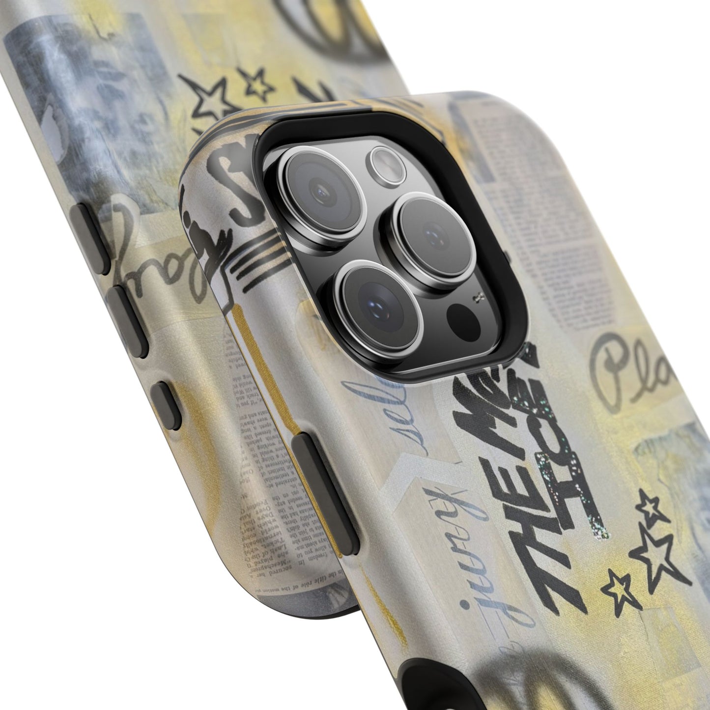 MagSafe "golden glacier" airbrush iPhone case