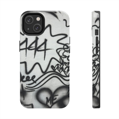 "444” airbrush iPhone case