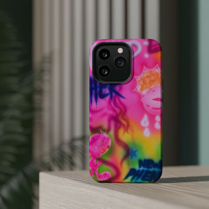 MagSafe "wanted" airbrush iPhone case