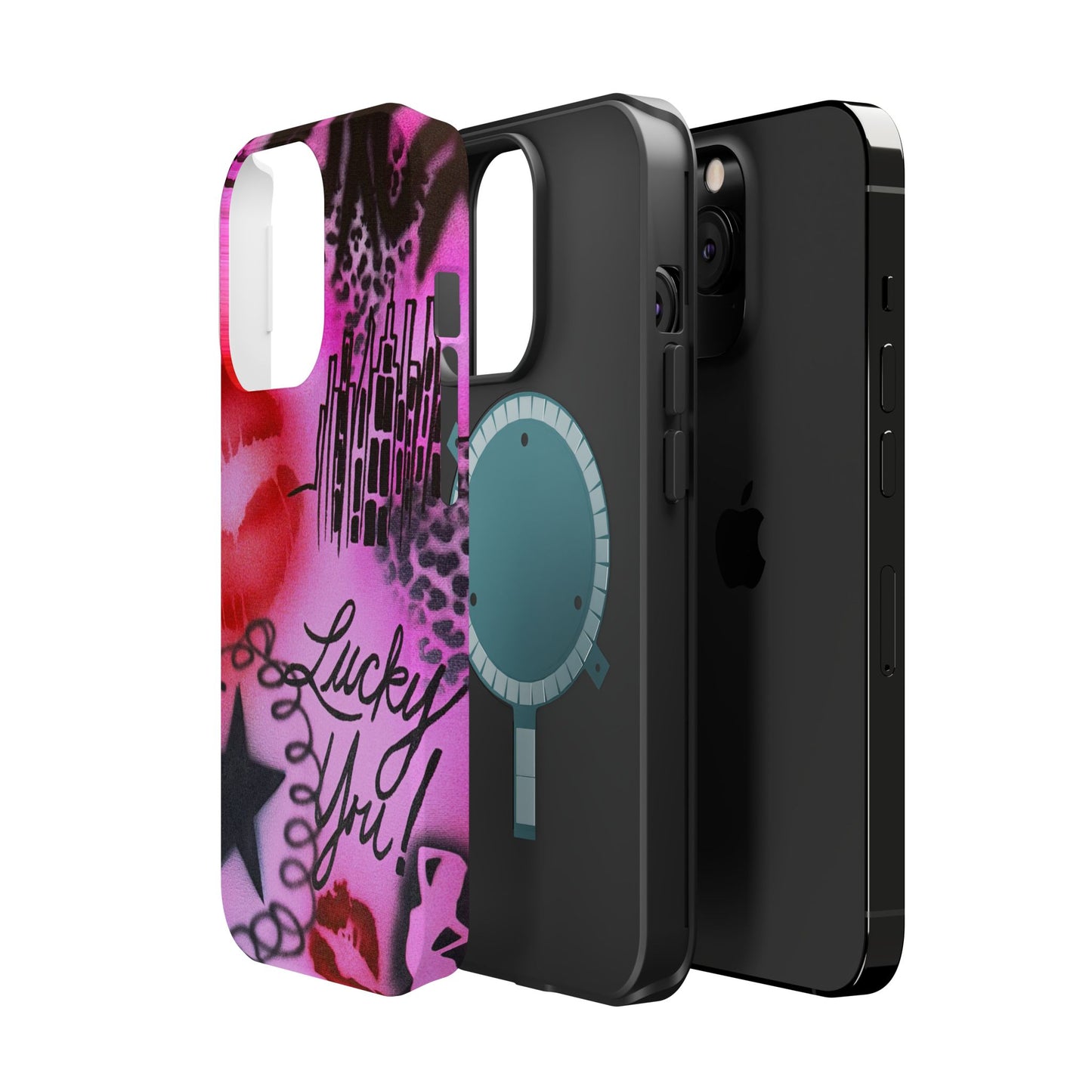 MagSafe "ulterior motive" airbrush iPhone case