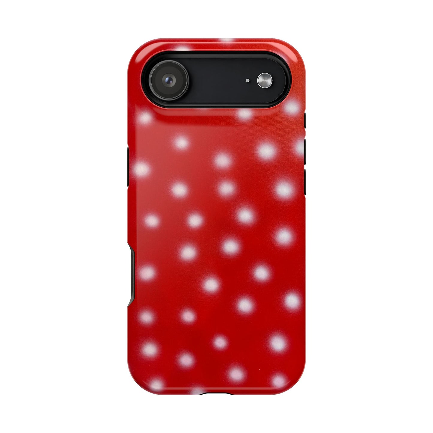 MagSafe "cherry crush polka dot" airbrush iPhone case
