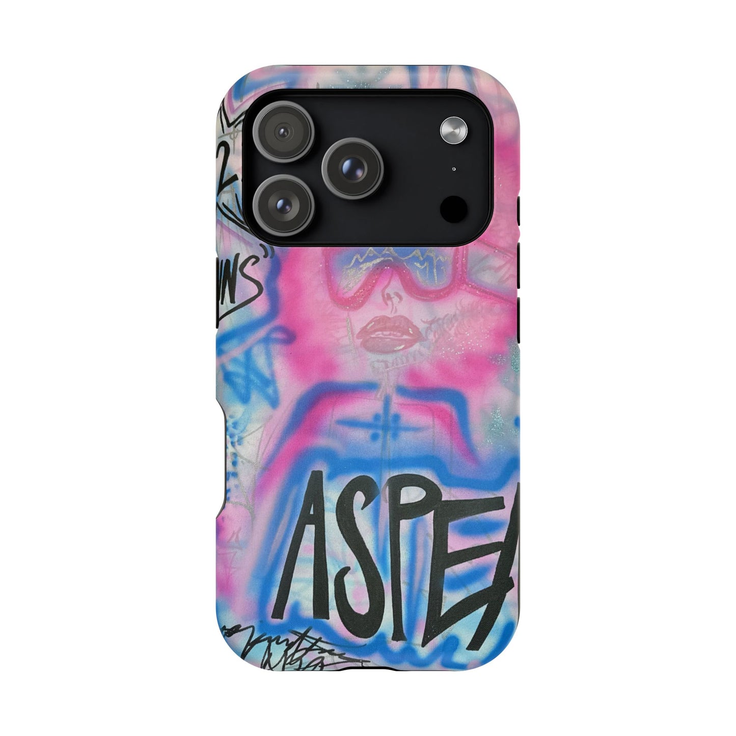 MagSafe "aspen aspirations" airbrush iPhone case