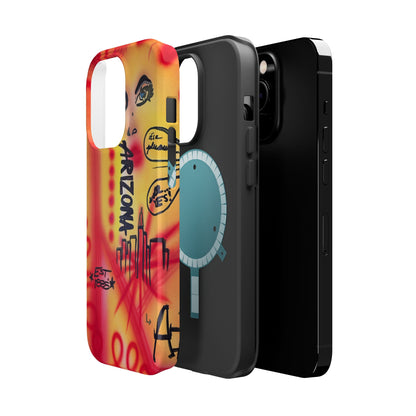 MagSafe "tempe, az" airbrush iPhone case
