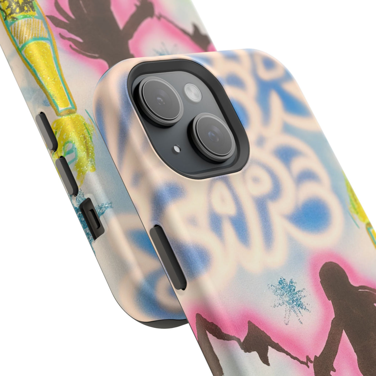 MagSafe "winter escape" airbrush iPhone case
