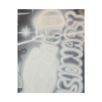 "visionary" airbrush rolled print
