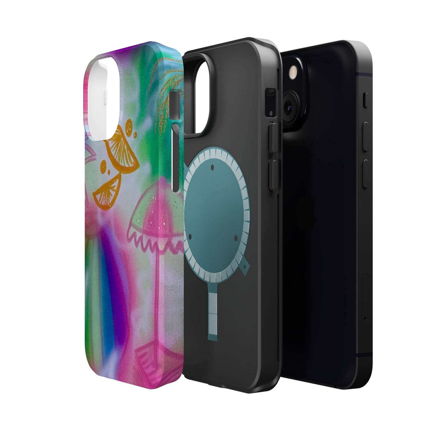 MagSafe "on the beach" airbrush iPhone case
