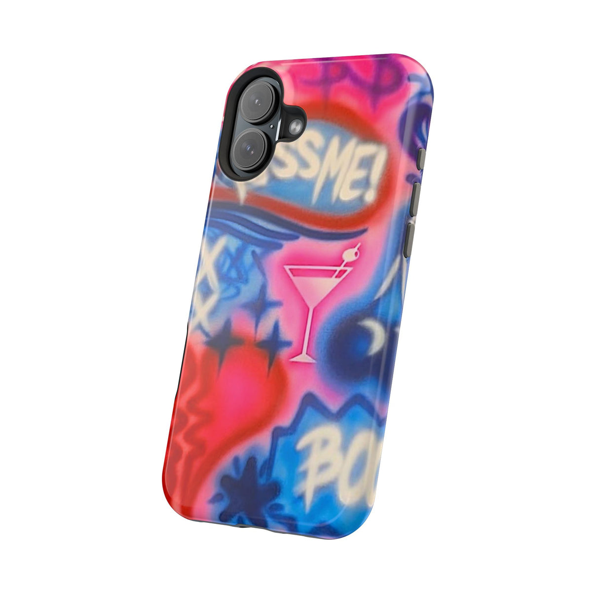 MagSafe "kiss me pt. 2" Airbrush iPhone Hülle