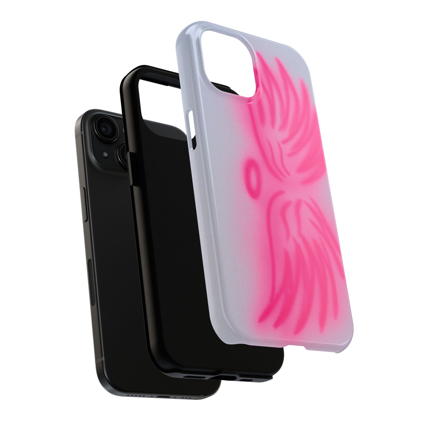 "angel wings" airbrush iPhone case