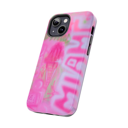 "sunset sorbet" airbrush iPhone case
