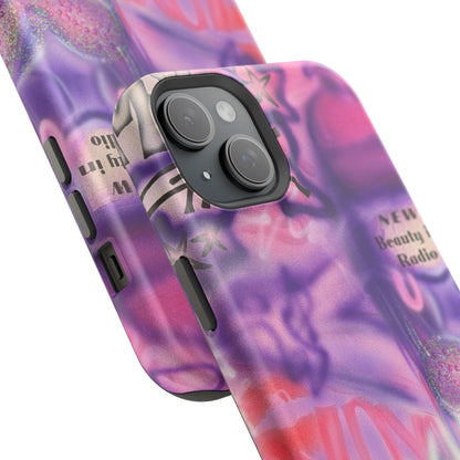 MagSafe "mic check" airbrush iPhone case