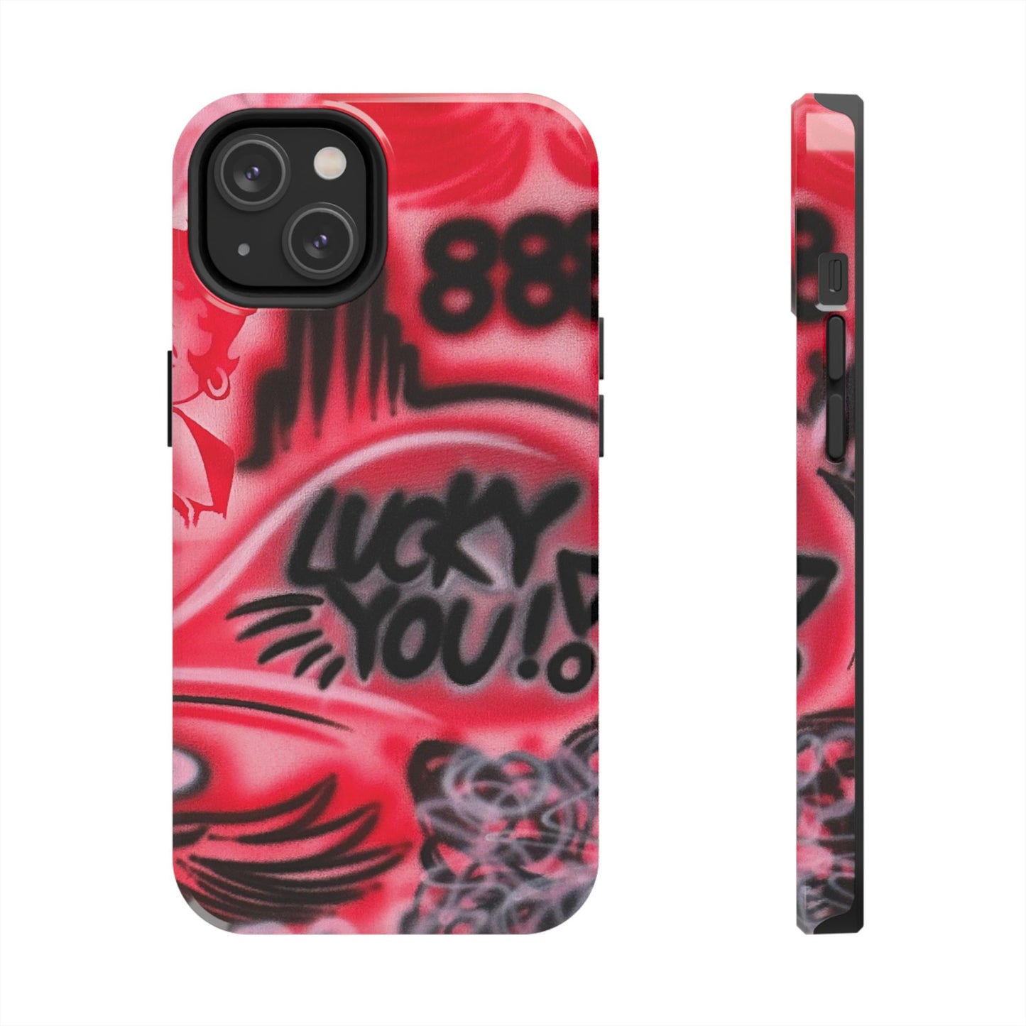 "LUCKY YOU! PT. 2" airbrush iPhone case