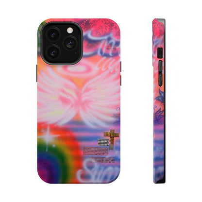 MagSafe "summer bliss" airbrush iPhone case