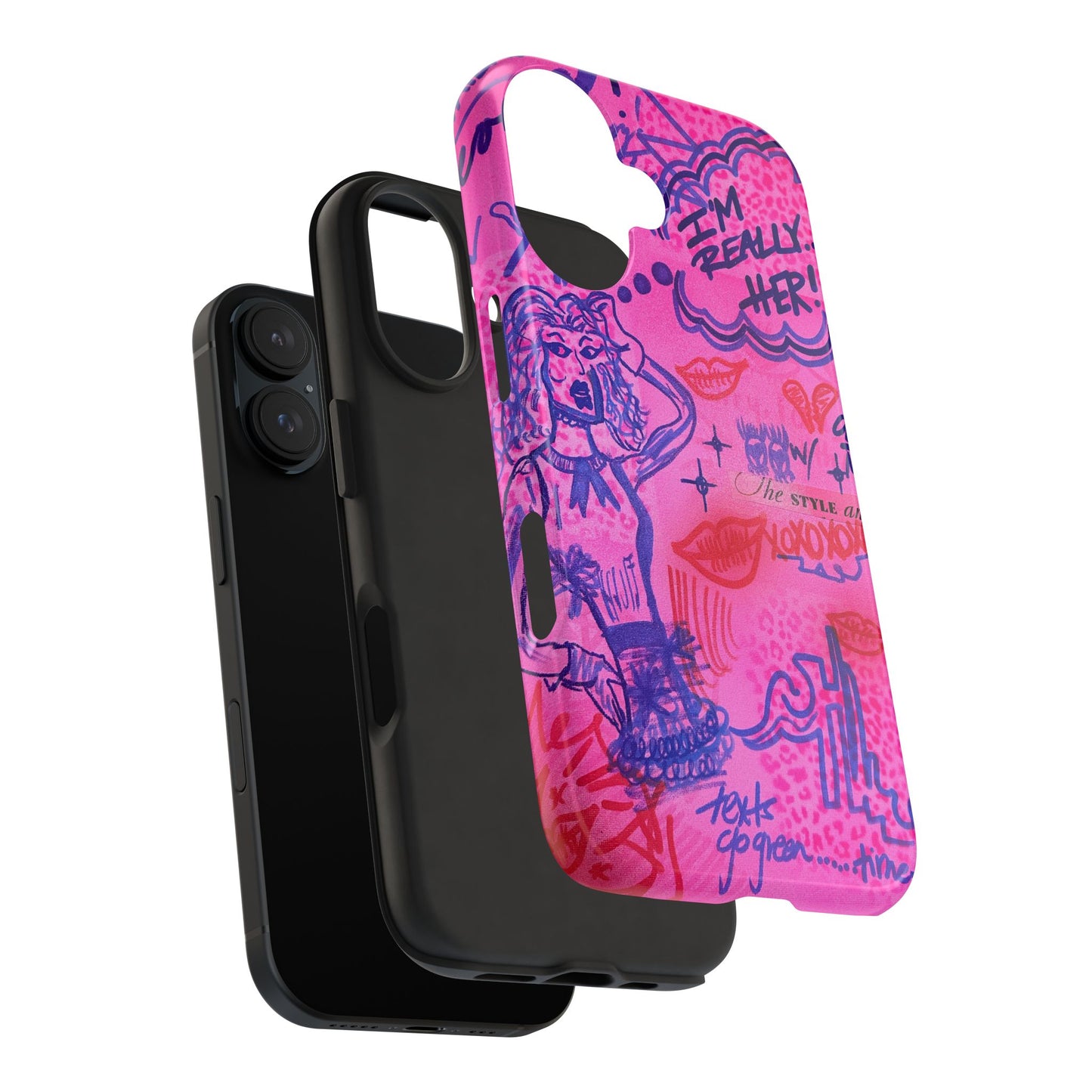 "really "HER!" airbrush iPhone case