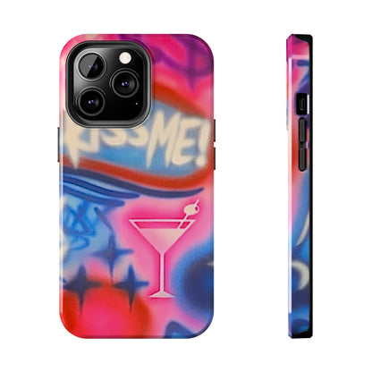 "kiss me pt. 2" airbrush iPhone case