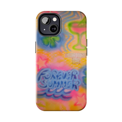 "forever summer" airbrush iPhone case