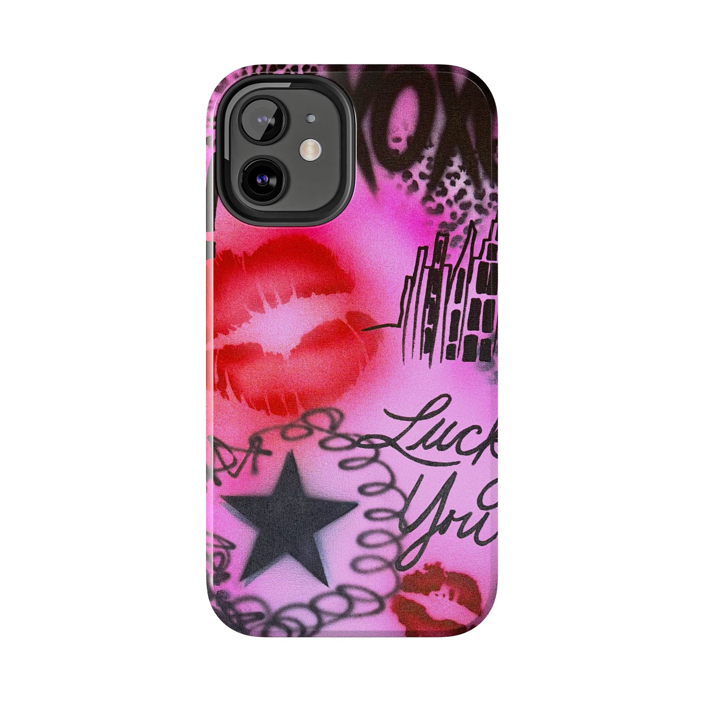 "ulterior motive" airbrush iPhone case