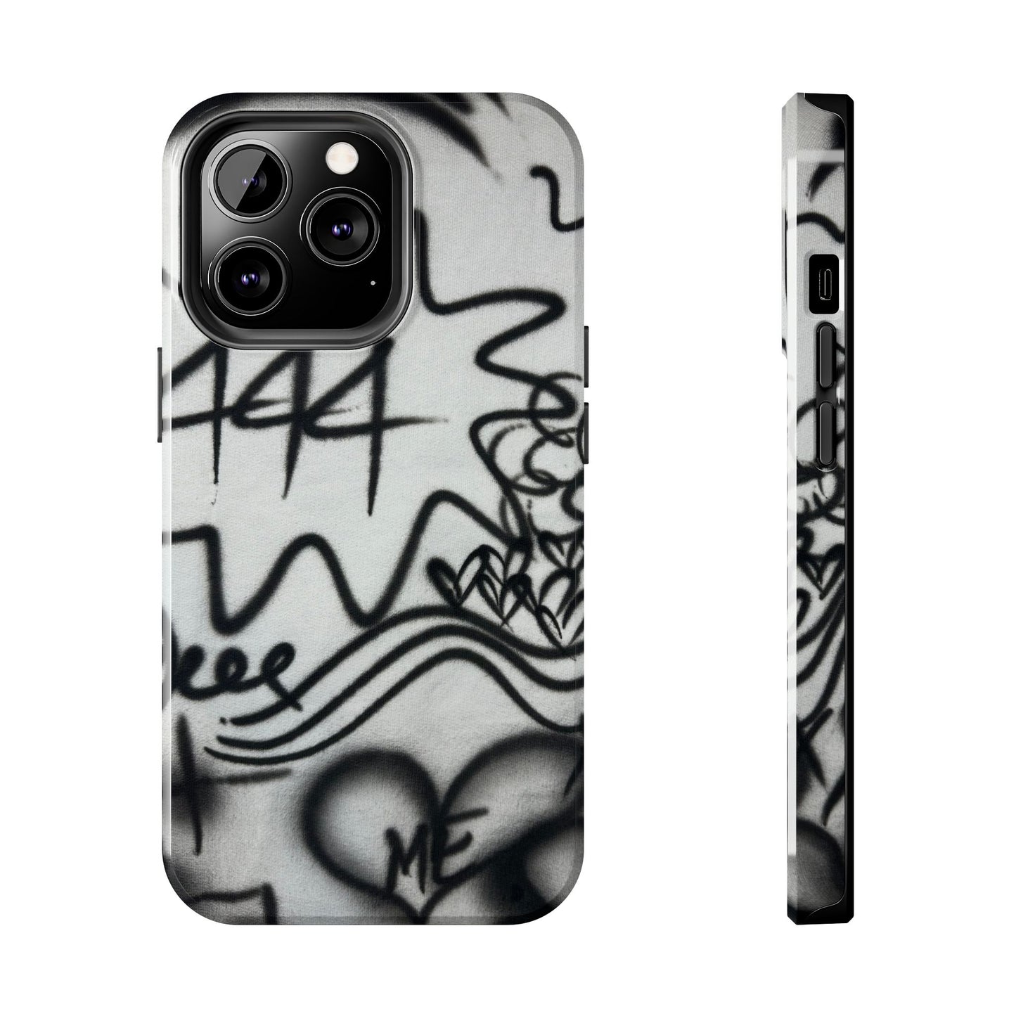 "444” airbrush iPhone case