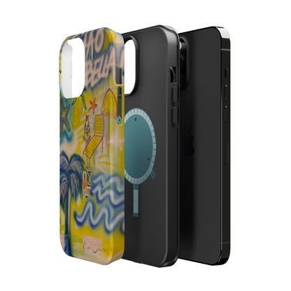 MagSafe "ciao bella" airbrush iPhone case