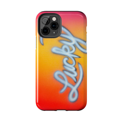 "lucky" airbrush iPhone case