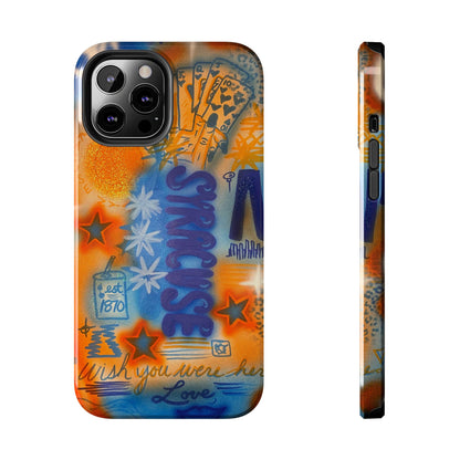 "syracuse" airbrush iPhone case