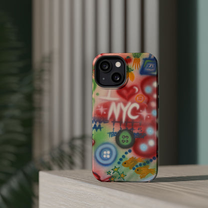 MagSafe "i <3 NYC" airbrush iPhone case