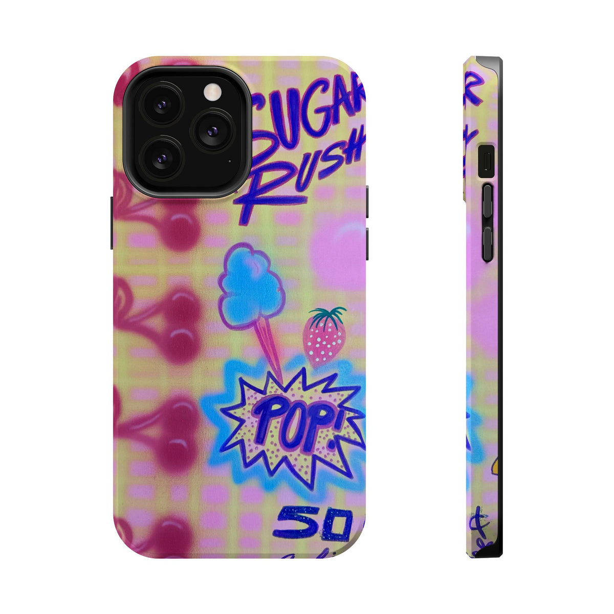 MagSafe "sugar rush" airbrush iPhone case