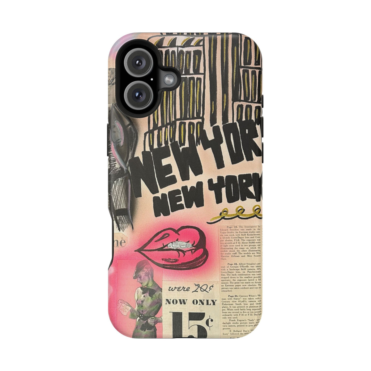 MagSafe „New York, New York“ Airbrush iPhone Hülle