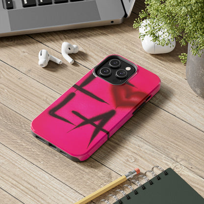 "I <3 LA" airbrush iPhone case